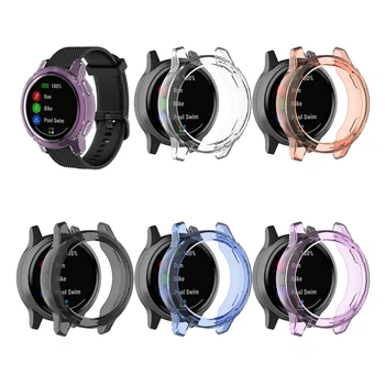 

Ultra-Slim Clear TPU Protective Case Watch Case Cover for Garmin vivoactive 4 / Garmin Active Smart Watch Accessories