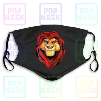 

Dust Mask with Filter Lion King Geometric Mufasa Portraitgraphic Washable Reusable Mask