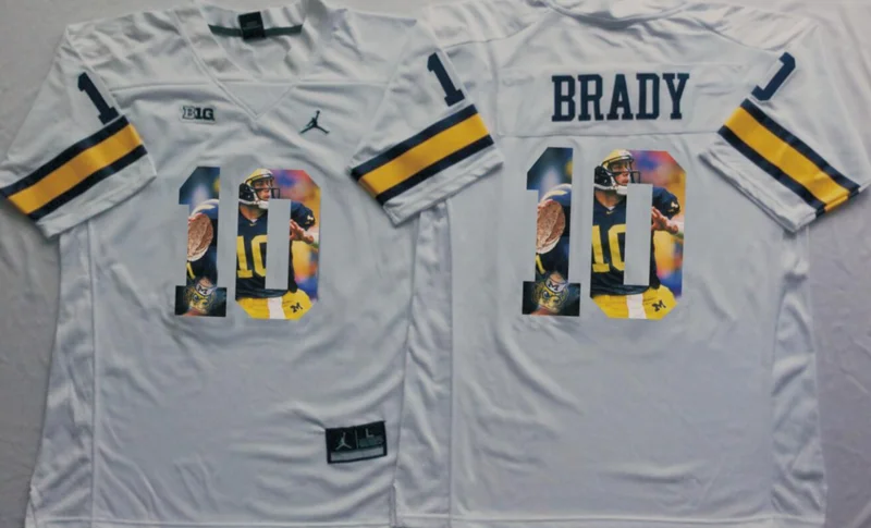 Новинка, Мичиган Росомахи ing Jabrill Peppers, Jim harbagh Charles Woodson tom brady Джерси - Цвет: Хаки