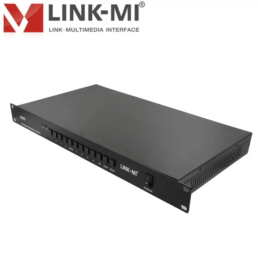 4X4 матричный коммутатор системы HDMI 4K@ 30 Гц видеосигнал профессиональная коммутационная матрица