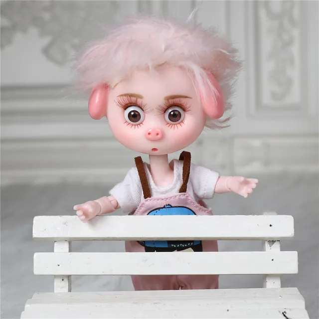 Dream Fairy 1/12 BJD DODO Doll 14cm mini doll 26 joint body Cute children gift toy ob11 2