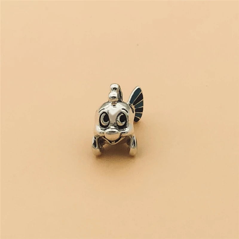 

Cefuny Original 925 Sterling Silver The Little Mermaid Flounder Charm For Jewelry Making Diy Snake Bracelet Women Gift