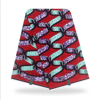 

High Quality Print Wax Fabric African Guaranteed Real Wax Fabric 100% Cotton Nigeria Wax Ankara Fabric For Women Dresses