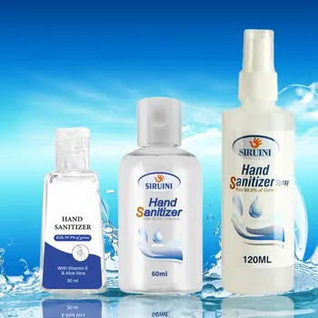 

60ml Portable Hand Sanitizer Gel Anti-Bacteria Moisturizing Liquid Disposable No Clean Waterless Antibacterial Hand Gel