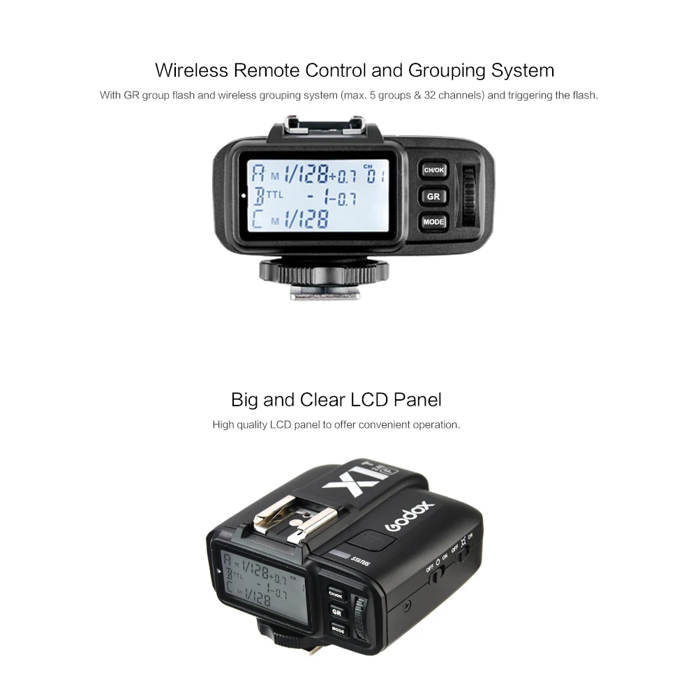 Godox X1T-F X1T-C X1T-S X1T-O X1T-N 2,4G Беспроводной ttl HSS Flash Trigger Transmitter для цифровой зеркальной камеры Canon Nikon sony Fujifilm Olympus Камера