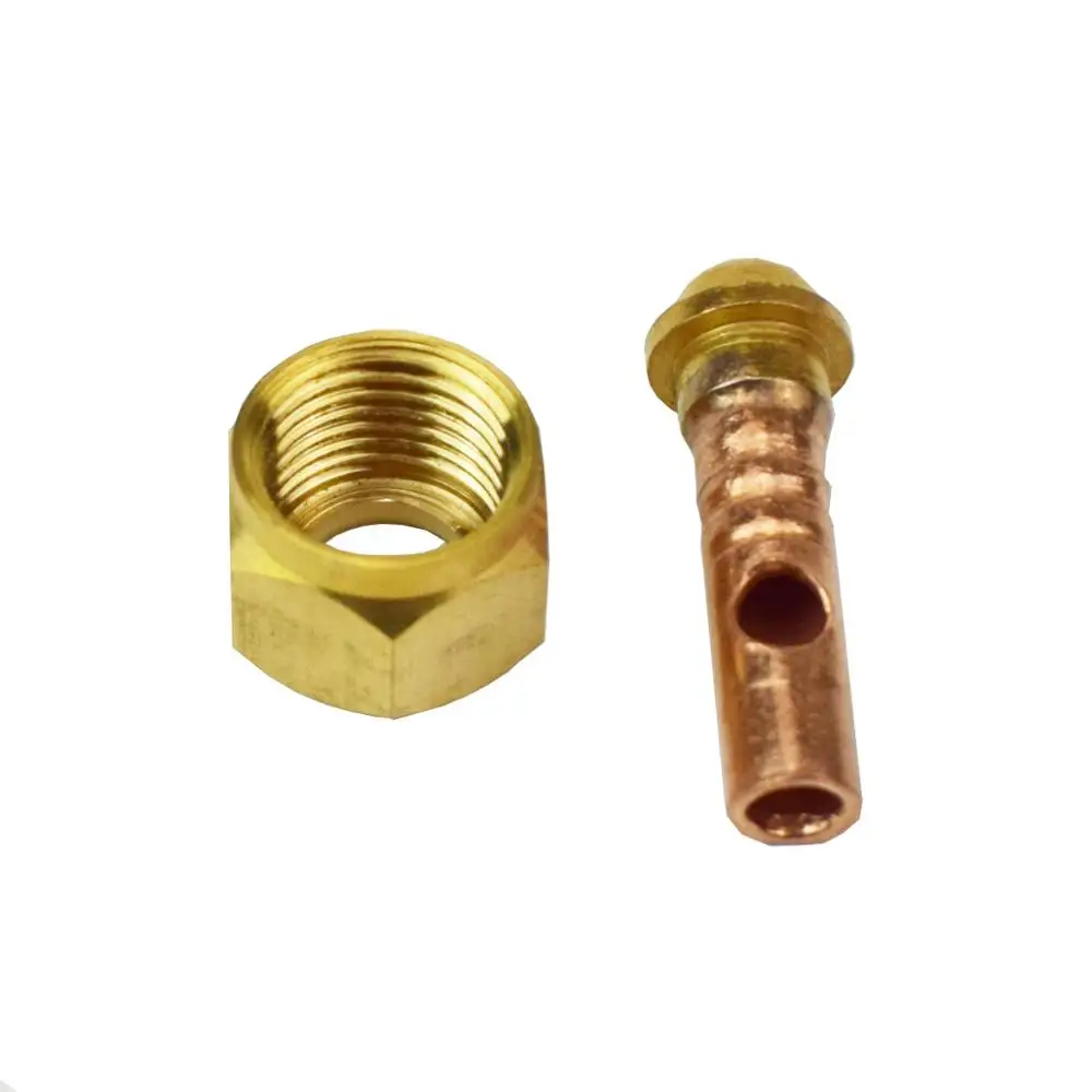 TIG WP-9 WP-17 WP-18 Welding Torch Power Cable Ending Connector 8mm Hose Nut welding torch,welding cable connector