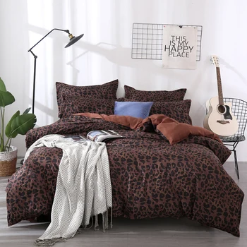 

Leopard Printing Bedding Set 2pcs/3pcs Duvet Cover Set 1 Quilt Cover+1/2 Pillowcases(no Blanket or Sheet)twin Full Queen King