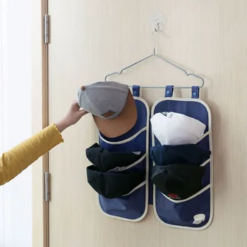 

Hanging Storage Bag for Caps Closet Wardrobe Organizer Wall Door Hanging Organizer Hangers Home Hats Storage Bag Pouch