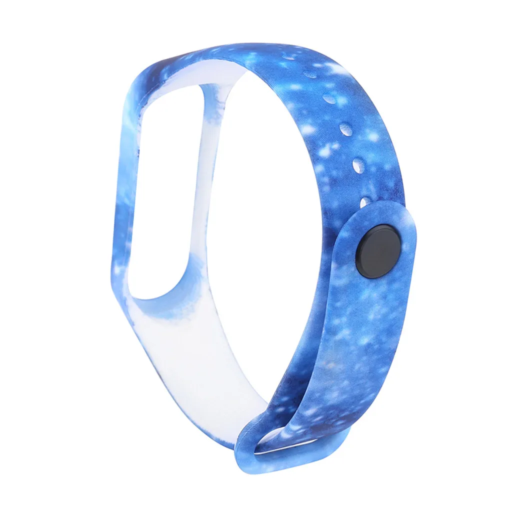 Для mi band 4 ремешок с принтом силиконовый ремешок на запястье для xiaomi mi band 4 сменный Камуфляжный браслет для mi band 4 браслет