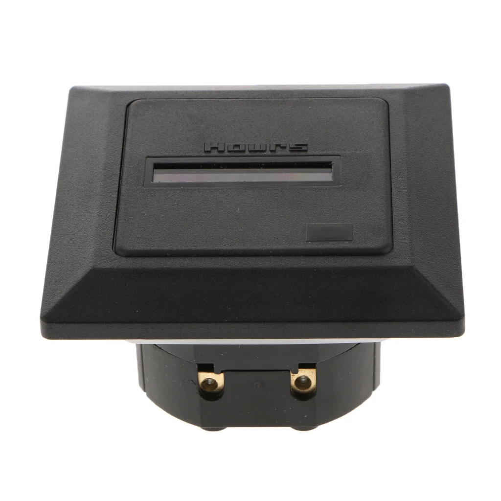 Timer Square Counter Digital Non-resettable Hour Meter Gauge AC220-240V 50Hz
