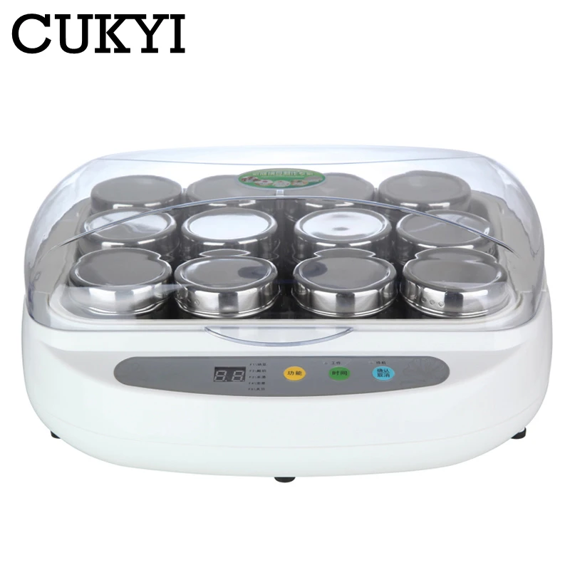CUKYI Automatic electric household Natto Maker Multifunctional yogurt Tempeh pickle rice wine machine 3.5L big capacity 5