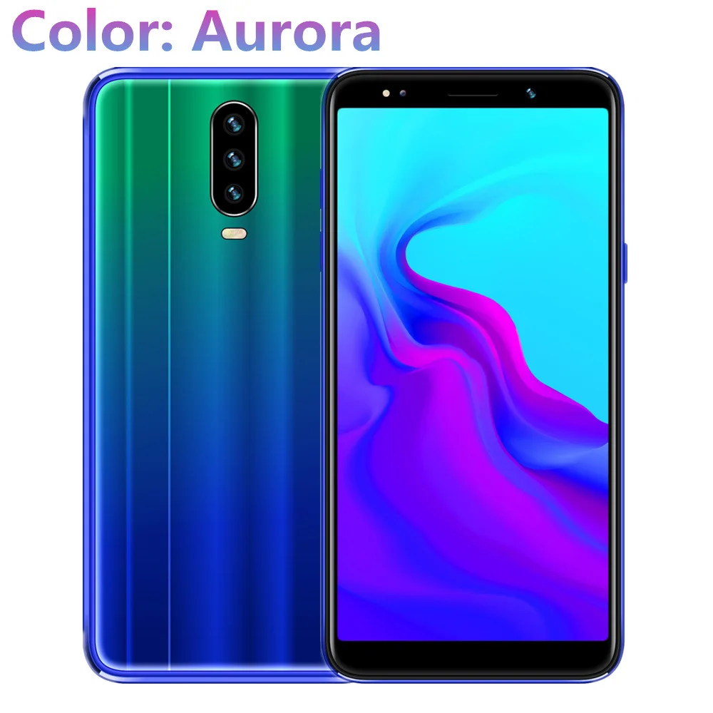 Aurora K20 Pro мобильный телефон 5,5 дюймов 4 Гб ОЗУ 64 Гб ПЗУ 8МП камера смартфоны Android лицо разблокированные сотовые телефоны - Цвет: Aurora