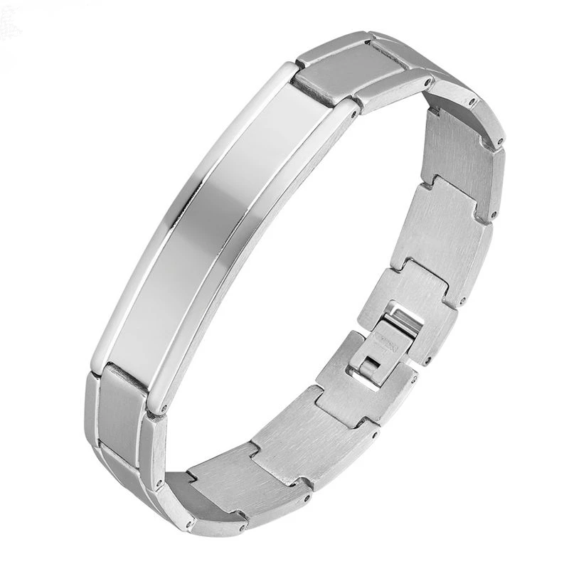 2018 Взрывные модели модный браслет в стиле панк из нержавеющей стали для мужчин