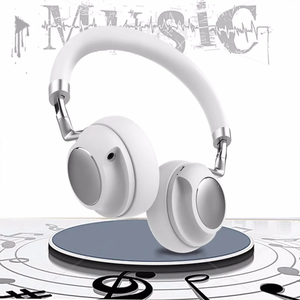 H-001 Wireless Bluetooth Headphones HiFi Stereo Headset Built-in Mic Hands-free Earmuff Earphone For Phone Tablet PC