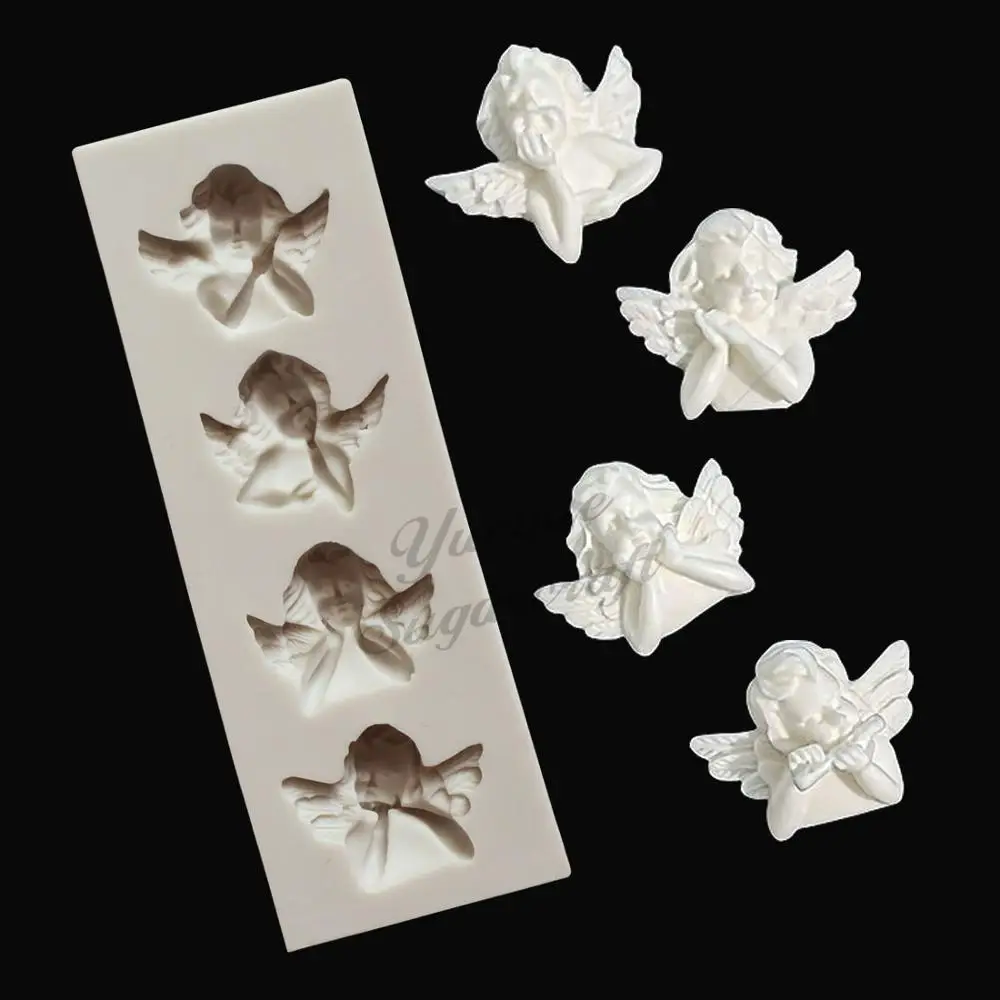 

Yueyue Sugarcraft Angel baby silicone mold fondant mold cake decorating tools chocolate gumpaste mold