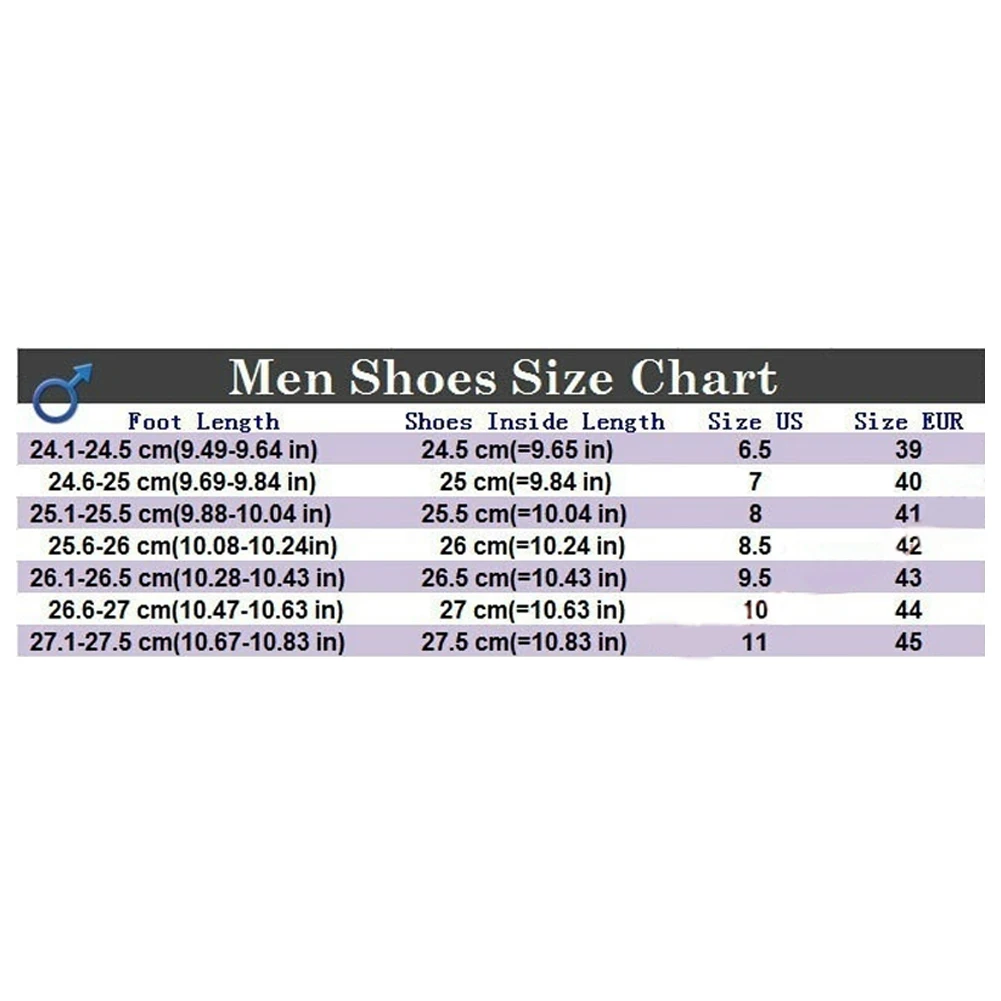 Martial Arts Skor - Storlekstabell
