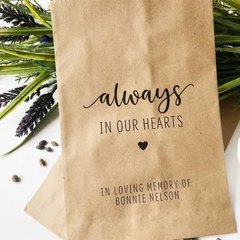 

Custom Gift Seed Packet Favor Bags (Unfilled), Funeral Favors, Remembrance, Condolence, Celebration of Life, Sympathy Keepsake