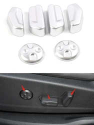 Bouton de réglage du siège de la Peugeot 5008GT 2017 2018 2019 2020, couvercle de garniture, cadre de décoration, accessoires d'intérieur, style de voiture 