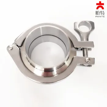 

19mm-102mm sanitary triclamp ferrule set, 1 clamp+ 2 ferrule+ 1 silicon gasket, SS304