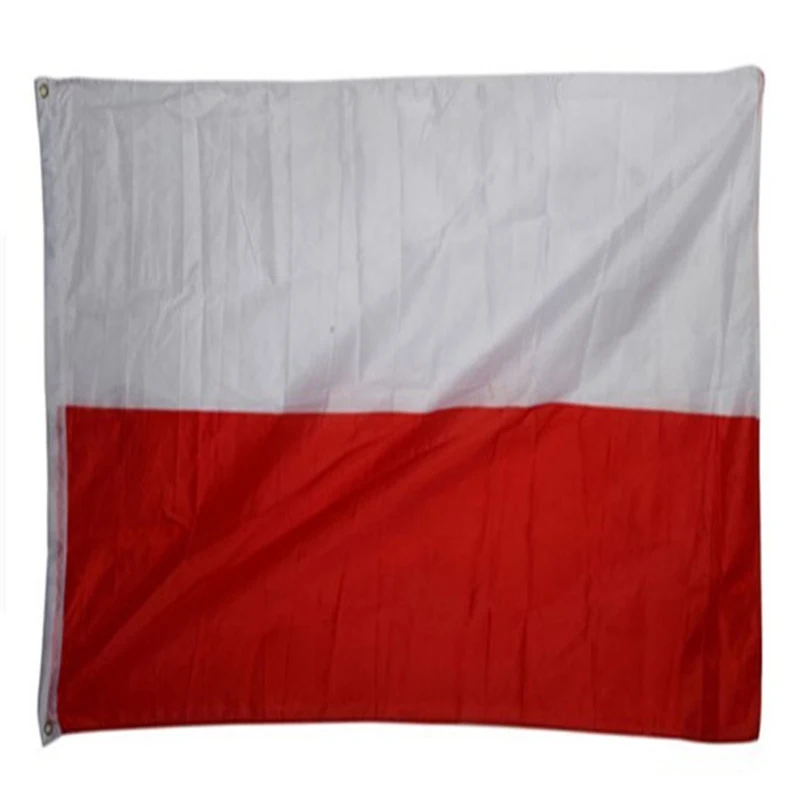 90 X150cm Flag of Poland with Eagle 3x5 Ft Polish Banner Coat Arms National Ensign Happy Gifts High Quality Polyester Fabrics | Дом и сад