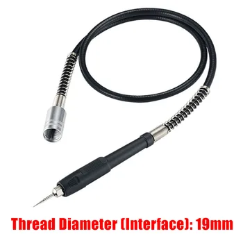 

100mm Length Carving Pen Soft Shaft Flexible Plastic Mill Drive Grinder