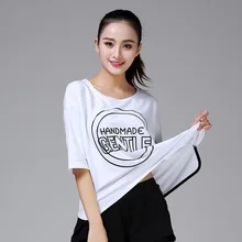 Свободные топы для тренировок для женщин, черный, белый, серый, короткий рукав, женский топ для йоги, Спортивная футболка, спортивная одежда для женщин, футболка для фитнеса