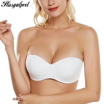 

Plusgalpret White Seamless Sexy Bra for Women Underwired Push Up Brassiere Female Underwear Adjustable Lingerie Bra Intimates