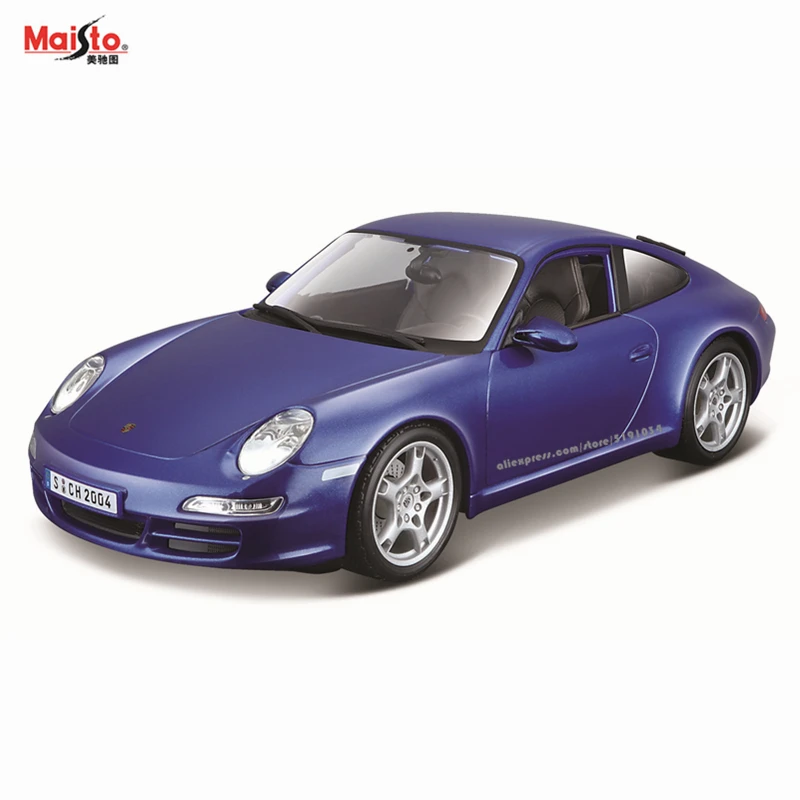 1:36 Porsche 911 Carrera S Die Cast Modellauto Spielzeug Model Sammlung Grau