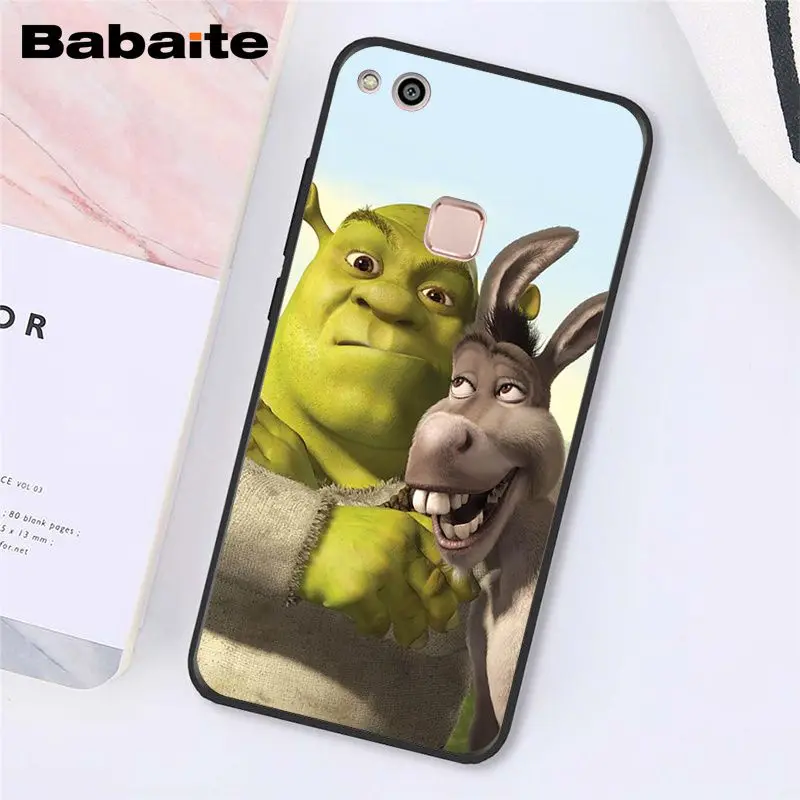 Babaite мультфильм, значок из кинофильма "Шрек" Кун чехол для телефона для Huawei Y5 II Y6 II Y5 Y6 Y7Prime Y9