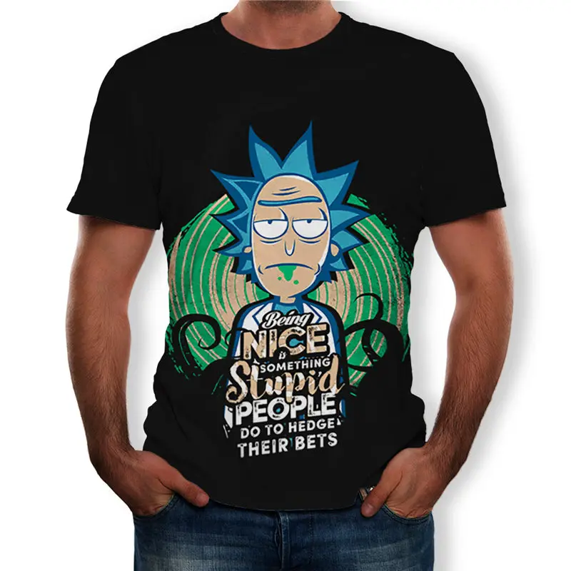 

Drop ship Rick and Morty By Jm2 Art 3D t shirt Men's Harajuku tshirt Summer Anime Short Sleeve Tees O-neck Tops cartoon tshirt