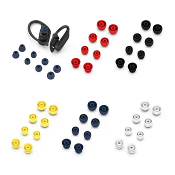 

8Pcs Mini Ultra Thin Earphone Case Cover Anti-Slip Silicone In-Ear Headsets Earphones Eartips for Powerbeats Pro/3 Eartips Cap