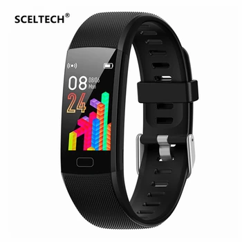 

Y10 Smart Band Fitness Tracker Bracelet Men 1.14 IPS IP67 Waterproof Heart Rate Blood Pressure Monitor for Xiaomi Honor