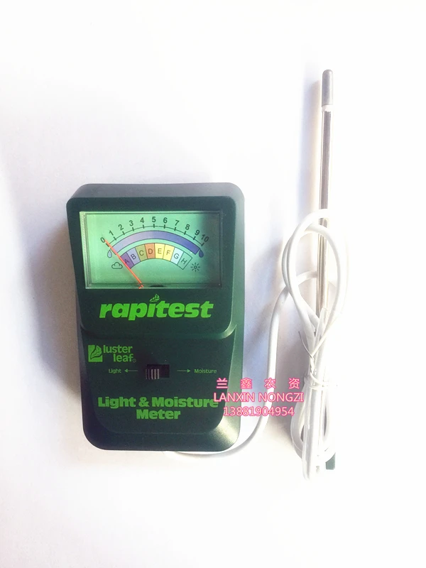 

Soil pH analyzer, light intensity and soil moisture, electronic analyzer pH analyzer package