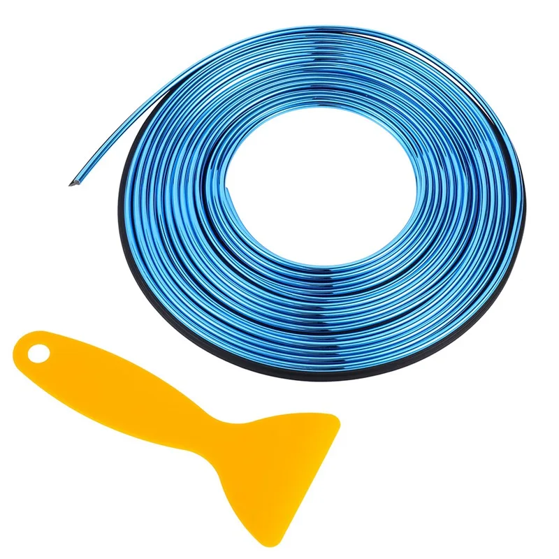 

5M Car Styling Interior Mouldings Trims Decoration DIY Strip Auto Insert Type Instrument Panel Decorative Line Car Body Sticker