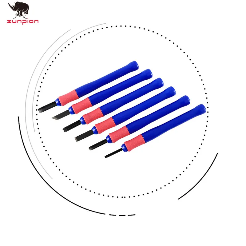 

6pcs/set 3D Printer Parts Repair Knife Tools Kit Set for 3D Printed Model Deburring Clean-up