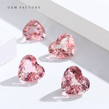 

Natural Sri Lanka Reddish Sapphire AAA Gemstone Corundum Bart Parade Morganite Pink Stone DIY Jewelry