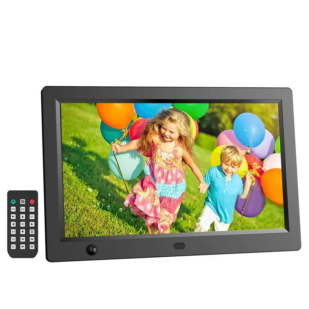 

10.1 12 inch HD LCD Digital Photo Frame & Commercial Advertising Machine Human Sensor Video Player with Remote Control
