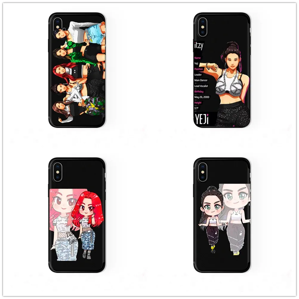 Singers ITZY мягкая крышка чехол Fundas для iphone 6 7 8 plus X XS XR XMAX 5 samsung Galaxy 10 9 edge coque shell |