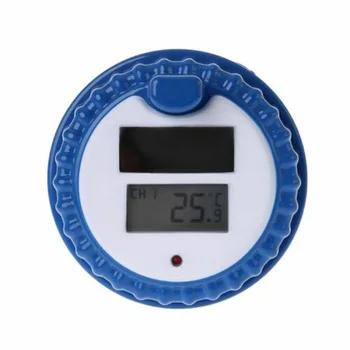 

Solar Energy Digital Wireless Swimming Pool Floating Thermometer SPA Time Alarm Pool Sensor Transmitter Garden Supplies