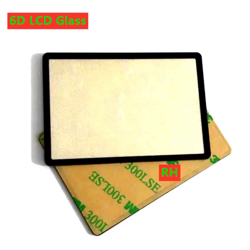NEW Window Display For Canon 6D LCD Glass Window TFT Outer External 6D Protector High Quality Camera Repair Part