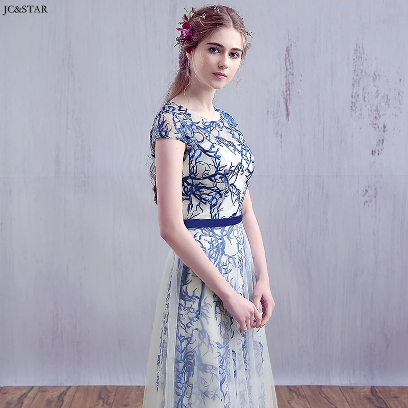 Robe pour mariage invit femme, новинка, кружевное платье трапециевидной формы с коротким рукавом, королевский синий, красный цвет, платье подружки невесты, плюс размер, vestido madrinha sukienki n