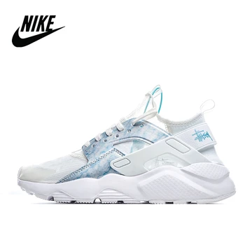 

STUSSY Nike Air Huarache Run Premium 4th generation Wallace retro Women's running shoes Size 36-39 875868-003