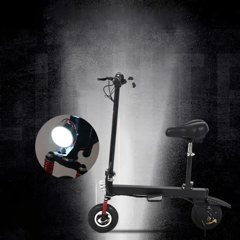8inch 150W 24V 6Ah Folding Electric Scooter 25km/h Max Speed 15km Mileage Range Scooter Max Load 90kg Electric Scooter Portable