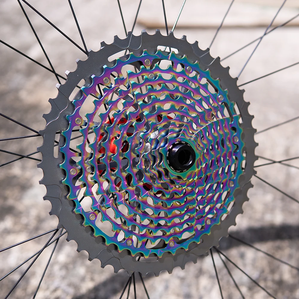 ZTTO MTB 11 скоростей 9-50T велосипедная кассета ULT 11s 9T XD ступица Радуга полный стальной горный велосипед 11 скоростей маховик звездочка