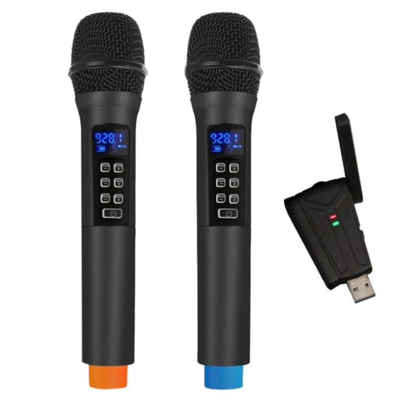 Bluetooth Wireless Microphone Professional Speaker Handheld Musical With Receiver For Karaoke | Электроника