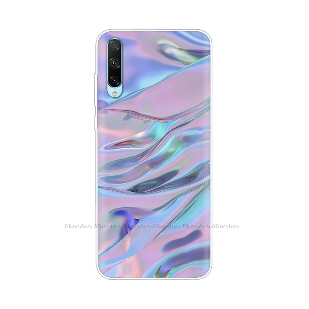 Floral Silicone Soft Phone Case with TPU Bumper