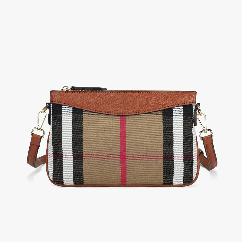 Fashion Ladies Shopping Bags Women 2021 New HOT Plaid Zipper Small