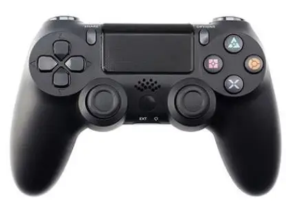 Черный PS4 Slim Pro Bluetooth геймпад беспроводной контроллер для игровая приставка Сони 4 консоль для Dualshock 4 игровые аксессуары - Цвет: Черный