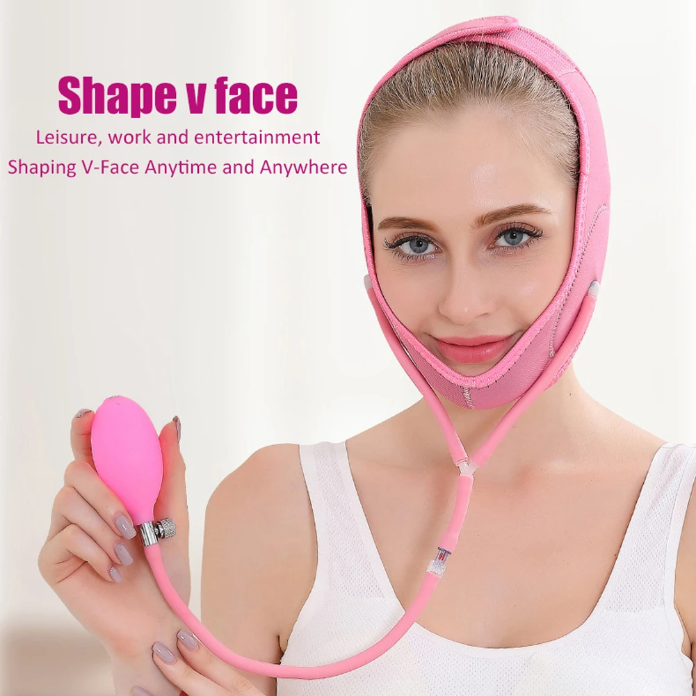 

Inflatable Face Mask V Face Artifact Thin Face Shaping Lifting Firming Anti Wrinkles Slimming Double Chin Slim Mask Bandage