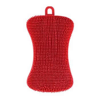 

1/5 Pcs Kitchen Silicone Scrubber Brush Dishes Pot Pan Washing Cleaning Tools Household OCT998